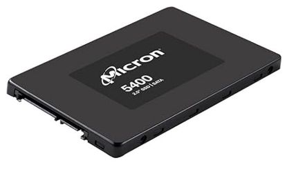 Picture of Micron 5400 MAX 3.84TB 2.5' SATA Enterprise SSD 540R/520W MB/s 95K/70K IOPS 24528TBW 5DWPD 3M hrs MTTF AES 256-bit encryption Server Data Centre 5yrs