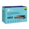 Picture of TP-Link TL-SG1005P-PD 5-Port Gigabit Desktop PoE+ Switch with 1-Port PoE++ In, 4-Port PoE+ Out, Metal Case, Long Range 250M, Up to 66W Total POE Budge