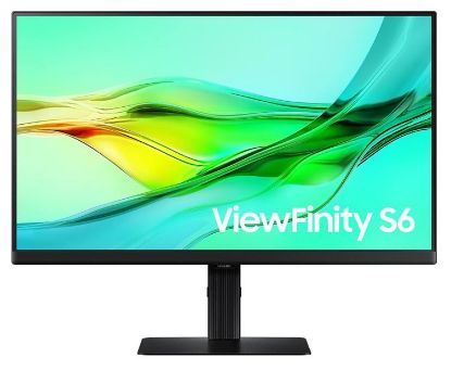 Picture of Samsung 23.8'/24' S6 ViewFinity 100Hz QHD IPS Monitor 2K 2560x1440 16:9 5ms Height Adjust Tilt Swivel Pivot 2xDP1.4 HDMI USB LAN HDR10 VESA
