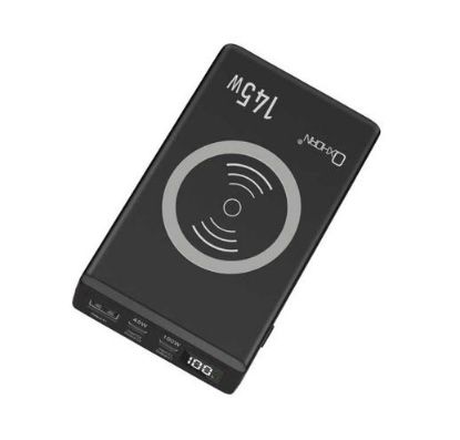 Picture of Oxhorn USB C PD Laptop Power Bank 145w 20,000mAh 2 USB-C 1 USB-A  Wireless Charge PD3.0 QC4.0 for Macbook, HP,Tablet. Smartphone, Camera Save on plane