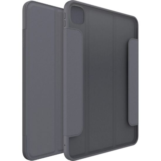 Picture of OtterBox Symmetry Folio Apple iPad Pro M4 (11') (5th Gen) Case Thunderstorm (Clear/Dark Grey) - (77-95257), Multi-Position Stand, 7 Years Warranty