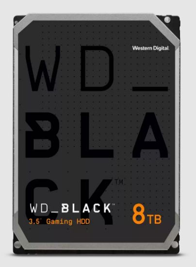 Picture of Western Digital WD Black 8TB 3.5' HDD SATA 6gb/s 7200RPM 256MB Cache CMR Tech for Hi-Res Video Games 5yrs Wty ~WD8002FZBX