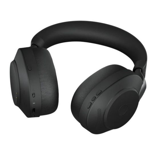 Picture of Jabra  Evolve2 85 MS Stereo Black Link 380 USB-C ANC Bluetooth Headset, 10-Microphone Technology, Digital Hybrid ANC, 37 Hours Battery Life Busylight
