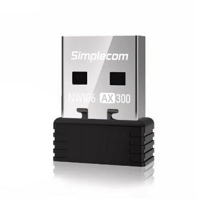 Picture of Simplecom NW106 AX300 2.4GHz Wi-Fi 6 USB Wireless Nano Adapter