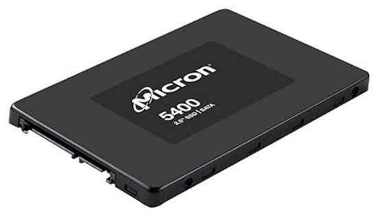 Picture of Micron 5400 MAX 1.92TB 2.5' SATA Enterprise SSD 540R/520W MB/s 95K/75K IOPS 17520TBW 5DWPD 3M hrs MTTF AES 256-bit encryption Server Data Centre 5yrs