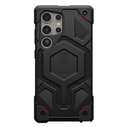 Picture of UAG Monarch Kevlar Samsung Galaxy S24 Ultra 5G (6.8') Rugged Case - Black (214415113940), 20 ft. Drop Protection(6M),Multiple Layers,10 Years Warranty