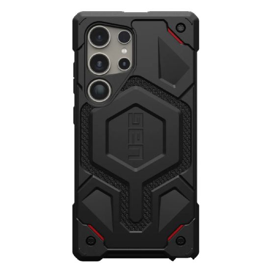 Picture of UAG Monarch Kevlar Samsung Galaxy S24 Ultra 5G (6.8') Rugged Case - Black (214415113940), 20 ft. Drop Protection(6M),Multiple Layers,10 Years Warranty