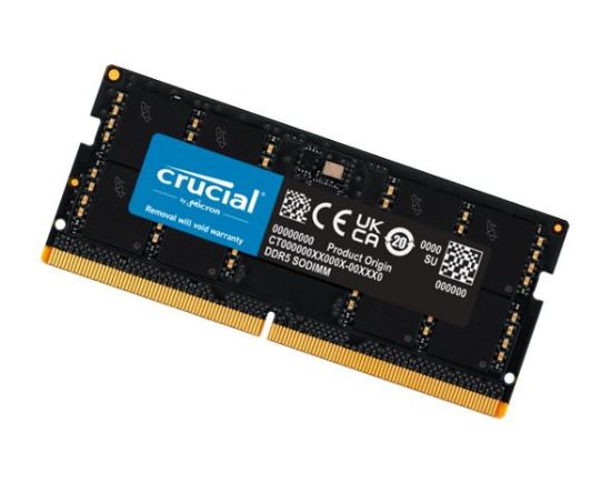 Picture of Crucial 48GB (1x48GB) DDR5 SODIMM 5600MHz CL46 Notebook Laptop Memory