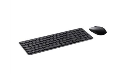 Picture of RAPOO 9320M Bluetooth 4.0, 5.0 + 2.4G  Wireless Multi-mode Keyboard Mouse Combo, Aluminium Base, 2400 DPI, 10M Range, Compact Black Retail Pack