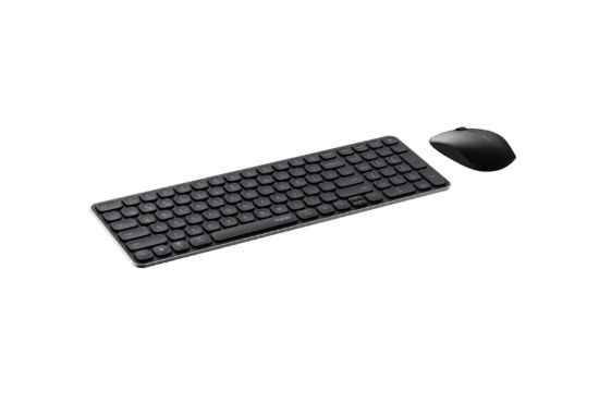Picture of RAPOO 9320M Bluetooth 4.0, 5.0 + 2.4G  Wireless Multi-mode Keyboard Mouse Combo, Aluminium Base, 2400 DPI, 10M Range, Compact Black Retail Pack