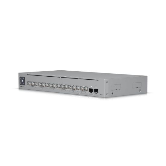 Picture of Ubiquiti UniFi Network,Pro Max 16 Switch,16-port, Layer 3 Etherlighting, 2.5 GbE, Power Supply 5V, 25W, Versatile Mounting Options.
