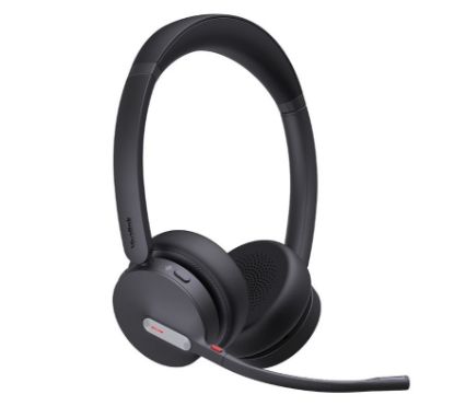 Picture of Yealink WH64 Hybrid Dual Teams DECT Wireless Headset, DECT & Bluetooth Wireless Technology, 3-Mic Noise Cancellation, DECT Dongle USB-A WDD60