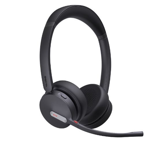 Picture of Yealink WH64 Hybrid Dual Teams DECT Wireless Headset, DECT & Bluetooth Wireless Technology, 3-Mic Noise Cancellation, DECT Dongle USB-A WDD60