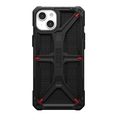 Picture of UAG Monarch Kevlar Apple iPhone 15 Plus (6.7') Rugged Case - Kevlar Black (114309113940), 20ft. Drop Protection (6M), 10 Years Warranty