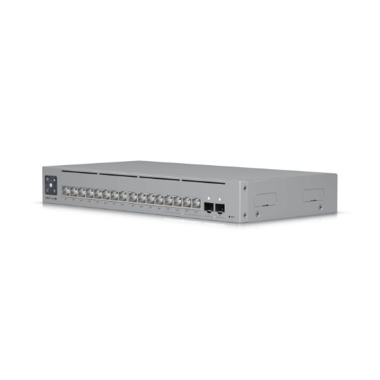 Picture of Ubiquiti UniFi Network,Pro Max 16 PoE Switch,16-port, Layer 3 Etherlighting, 2.5 GbE, PoE++ Output, Versatile Mounting Option,180W PoE,