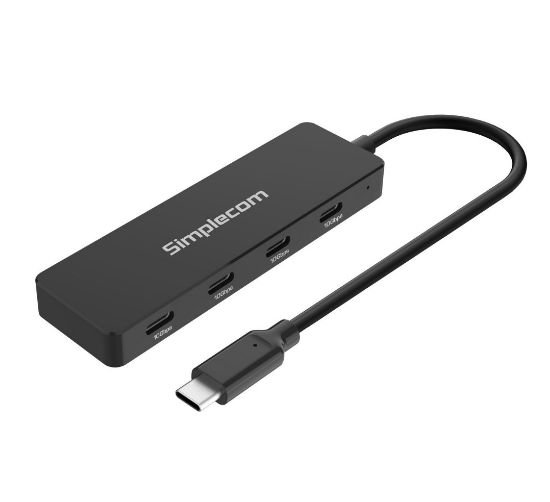 Picture of Simplecom CH384 USB-C to 4-Port USB-C Data Hub USB 3.2 Gen 2 10Gbps