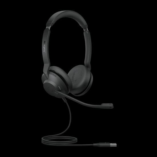 Picture of Jabra Evolve2 30 SE Wired USB-A UC Stereo Headset, Lightweight & Durable, Noise Isolating Ear Cushions, Plug-and-play, 2-Mic Technology, 2Yr Warranty