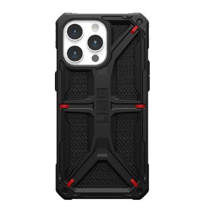 Picture of UAG Monarch Kevlar Apple iPhone 15 Pro Max (6.7') Rugged Case - Kevlar Black(114298113940), 20ft. Drop Protection (6M), 10 Years Warranty