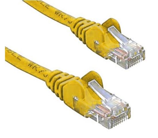 Picture of 8ware CAT5e Cable 3m - Yellow Color Premium RJ45 Ethernet Network LAN UTP Patch Cord 26AWG CU Jacket