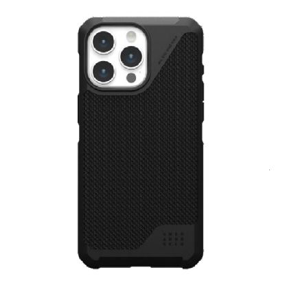 Picture of UAG Metropolis LT Magsafe Apple iPhone 16 Pro (6.3') Rugged Case - Kevlar Black (114452113940), 18ft. Drop Protection (5.4M), 10 Years Warranty