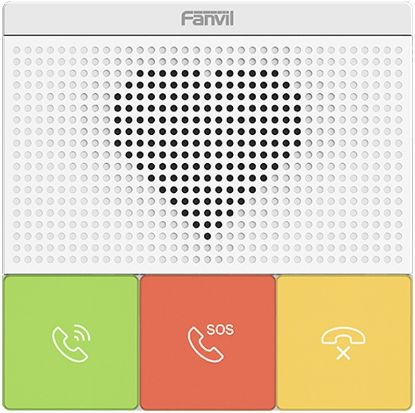 Picture of Fanvil Y501 2 SIP Lines Healthcare Intercom, HD Audio, Waterproof & Dustproof, PoE Enabled, Wall Mountable, 10/100Mbps, 3 Button. Auto answe, No Wi-Fi