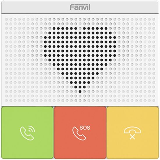 Picture of Fanvil Y501 2 SIP Lines Healthcare Intercom, HD Audio, Waterproof & Dustproof, PoE Enabled, Wall Mountable, 10/100Mbps, 3 Button. Auto answe, No Wi-Fi