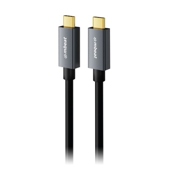 Picture of mbeat Tough Link 1m USB 4.0 USB-C Cable - Space Grey Video Resolution: Maximum 8K/60Hz Package Weight: 85g USB-C 4.0 Product Weight: 60g
