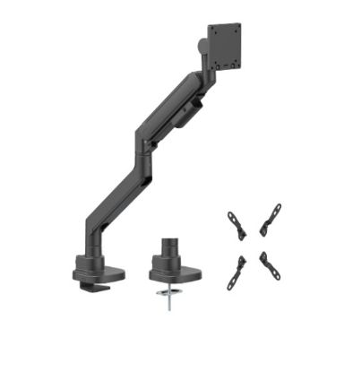 Picture of Brateck LDT87-C012-B TITAN HEAVY-DUTY GAS SPRING MONITOR ARM BLACK, Fit Screen Size: 24'-57' Up to 27 KG (LS)