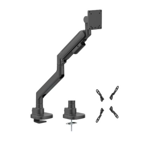 Picture of Brateck LDT87-C012-B TITAN HEAVY-DUTY GAS SPRING MONITOR ARM BLACK, Fit Screen Size: 24'-57' Up to 27 KG (LS)