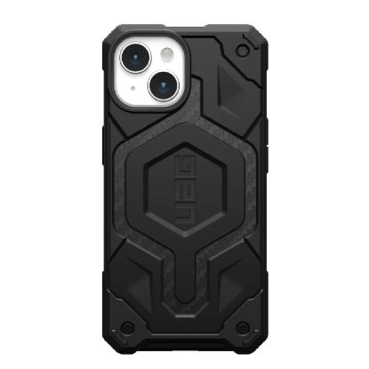 Picture of UAG Monarch Pro MagSafe Apple iPhone 15 (6.1') Rugged Case - Carbon Fiber (114219114242),25ft. Drop Protection (7.6M), 10 Years Warranty