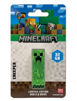 Picture of Verbatim Minecraft Creeper - Collector's Edition USB Flash Drive - 32GB - Creeper. Retail Pack - Minecraft Movie 2025