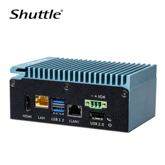 Picture of Shuttle SPCEL03 Industrial Computer -Intel Atom x6413E, 1x HDMI, 2x LAN,3x USB, RS232/422/485, DIO, DDR4 (Max 32GB) Dual Channel DDR4-3200MHz - 32GB M