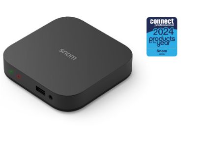 Picture of Snom SP800 IP desk phone terminal, 2 × USB 2.0, HD Audio, TLS & SRTP, 2 LED indicators, 8 SIP identities, LDAP, Control via Soft Client