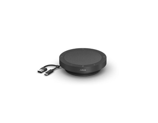 Picture of Jabra, Speak2 40, UC, Speakerphone, Connect via wired USB - USB-A and USB-C, Dust and Water Resistant, Work for both MAC and PC, Plug-and-play