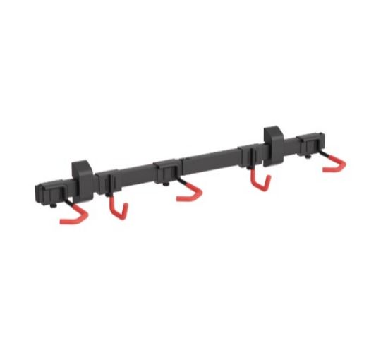 Picture of Brateck LBM09-03 CATCH-ALL WALL MOUNTED BIKE RACK FOR 3 BIKES (Black) (LS)
