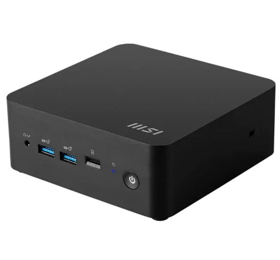 Picture of MSI Cubi NUC 1M-015BAU miniPC Barebone, Black, Core 7-150U/Up to DDR5/2*M.2/2*HDMI/2*TBT/2*LAN/Wifi6/Card Reader/Switch Cable/3Y