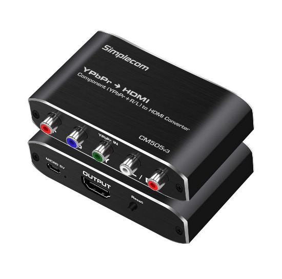 Picture of Simplecom CM505v3 Component (YPbPr + Stereo R/L) to HDMI Converter Full HD 1080p