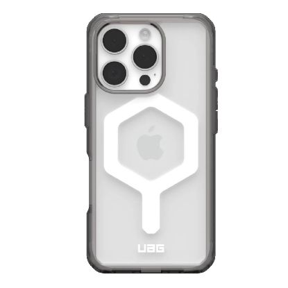 Picture of UAG Plyo MagSafe Apple iPhone 16 Pro Max (6.9') Rugged Case - Ash/White (114481113141), 16ft. Drop Protection (4.8M), Armored Shell, 10 Years Warranty