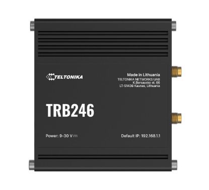 Picture of Teltonika TRB246 Industrial IoT Gateway, 4G/LTE(Cat 4), Dual SIM, Auto-Failover, Backup WAN, Supports DNP3, DLMS, Modbus, PSU excluded