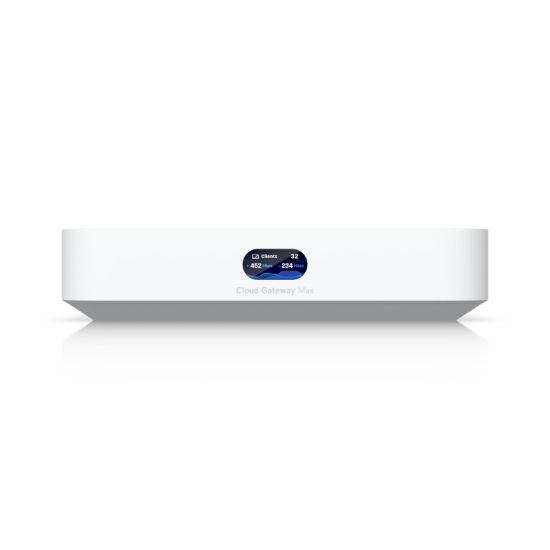 Picture of Ubiquiti Cloud Gateway Max, Compact 2.5G With 30+ UniFi device/300+ Client Support, 1.5 Gbps IPS Routing, 512GB NVMe SSD Included