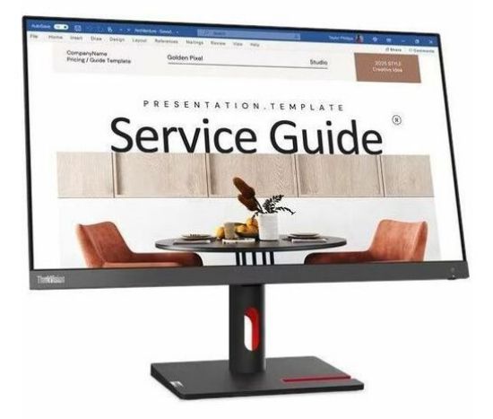 Picture of LENOVO ThinkVision S24I-30 23.8'/24' 100Hz FreeSync FHD Monitor 1920x1080 4ms 16:9 VA HDMI VGA Audio Out Tilt Adjustment VESA 3YR WTY ~62AEKAR2AU