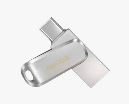 Picture of SanDisk SDDDC4 1TB, Metal, USB 3.2 Gen 1 Type C reversible connector, Swivel Design, Sequential Read Performance 400MB/s, 5Y