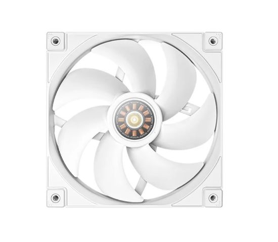 Picture of DeepCool FT14 White High-Performance Cooling 140mm Fans, Low Operation Noise, 4-Pin PWM, 500-1650 RPM, High End Material