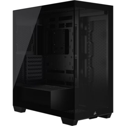 Picture of Corsair 3500X Mid-Tower PC Case, Black – 506×240×460mm, ATX/E-ATX, 425mm GPU, 170mm CPU, 360 rad side/top, TG panel, USB-C, 7+4 slots, 2 yr wty