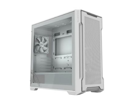 Picture of GIGABYTE C102 GLASS ICE Mid Tower case, H450x W210x D450 mm, White, 5 Expansion slots, 2x 3.5' Drive Support, 2 + 1 x 2.5' Drive Support, USB 3.0 x2