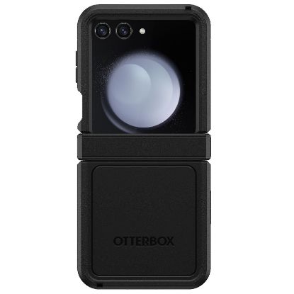 Picture of OtterBox Defender XT Samsung Galaxy Z Flip7 FE 5G / Z Flip6 5G (6.7') Case Black - (77-95792), DROP+ Military Standard, Grippy Edges, 7 Years Warranty