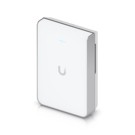 Picture of Ubiquiti U7 Pro Wall, 6 Spatial Strea,6 GHz Support Tailored,PoE+, Voltage 44—57V DC, Max Power 22W,2.5 GbE uplink,300+ Devices,140 m² cover