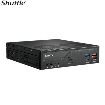 Picture of Shuttle DH770 Slim Mini PC, Intel ® 14th/13th/12th Gen LGA1700 socket, 1L, H770, 2x DDR5, 2x 2.5G LAN, 2x COM, 4x USB 3.2 Gen 1, 4x USB 3.2 Gen 2, 2x