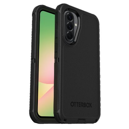 Picture of OtterBox Defender Samsung Galaxy A56 5G (6.7') Case Black - (77-97788), DROP+ 7X Military Standard, Multi-Layer, Port Covers, 7 Years Warranty