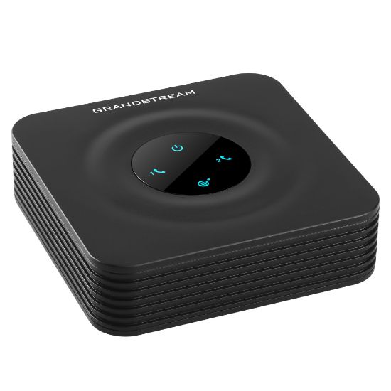 Picture of Grandstream HT802V2 2 FXS, 1 FastEthernet is a compact 2-port analog telephone adapter (ATA) that allows users to create a high-quality and manageable